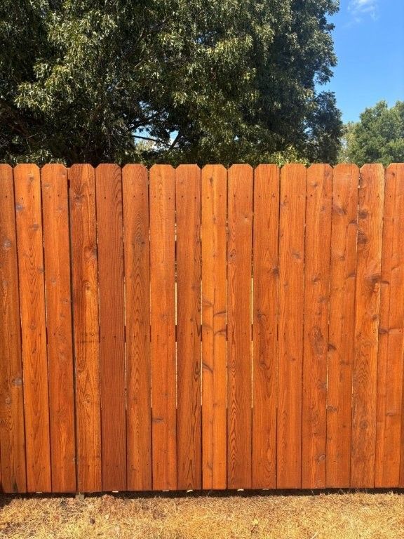cedar wood fence