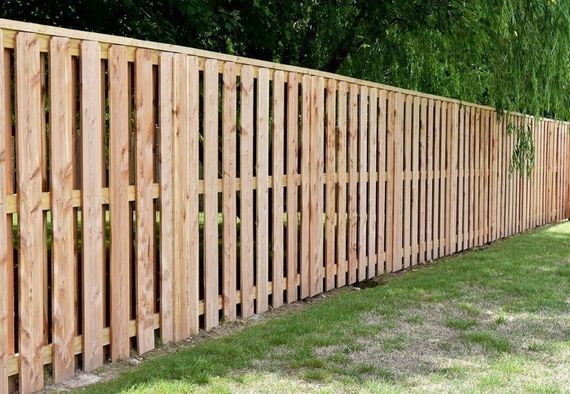 3 Rail iron fence with wood posts