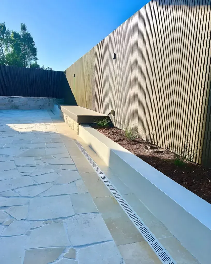 A Modern Outdoor Patio — Creative Landscapes Coffs Harbour in Korora, NSW