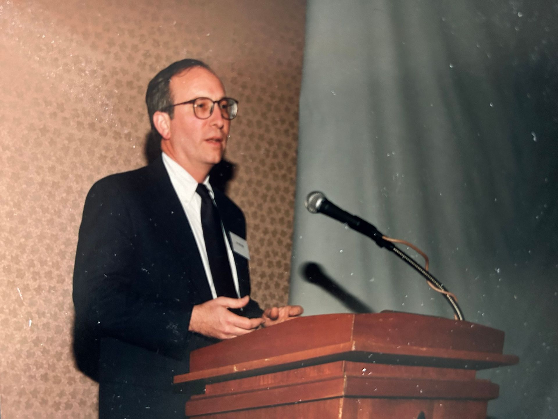 Edwin P. Rutan II, author of High-Bounty Men in the Army of the Potomac Speaking in Public