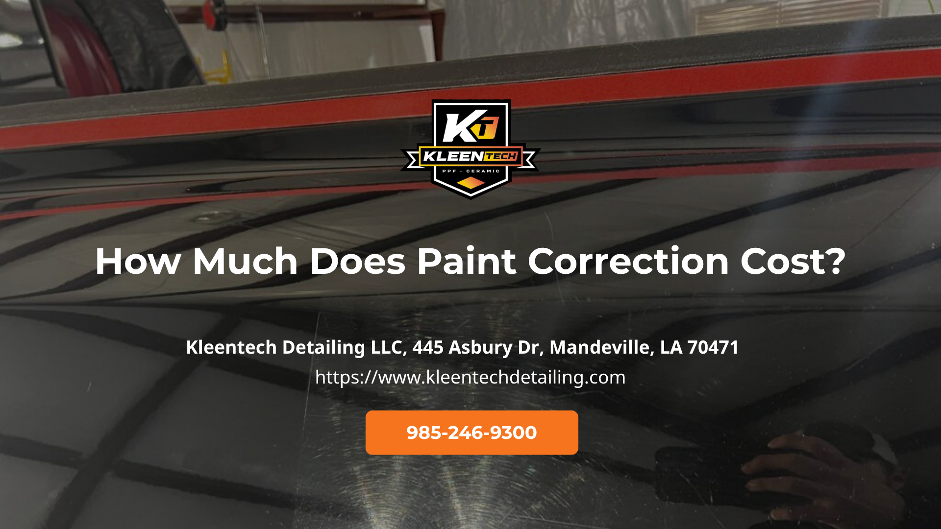 How Much Does Paint Correction Cost?