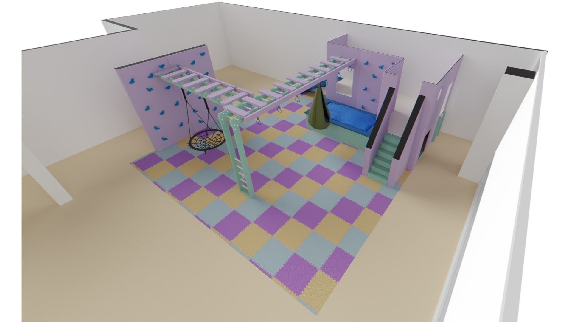 Design step in the Royalty Sensory Gyms custom sensory gym planning process