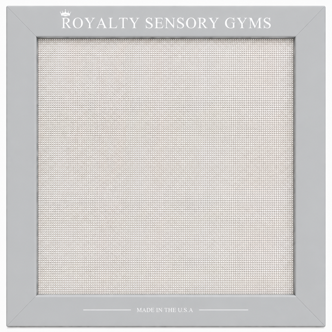 Custom building-block activity wall for a sensory room