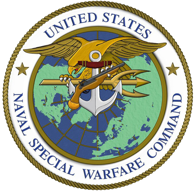 United States Naval Special Warfare Command seal with eagle, anchor, globe, and trident