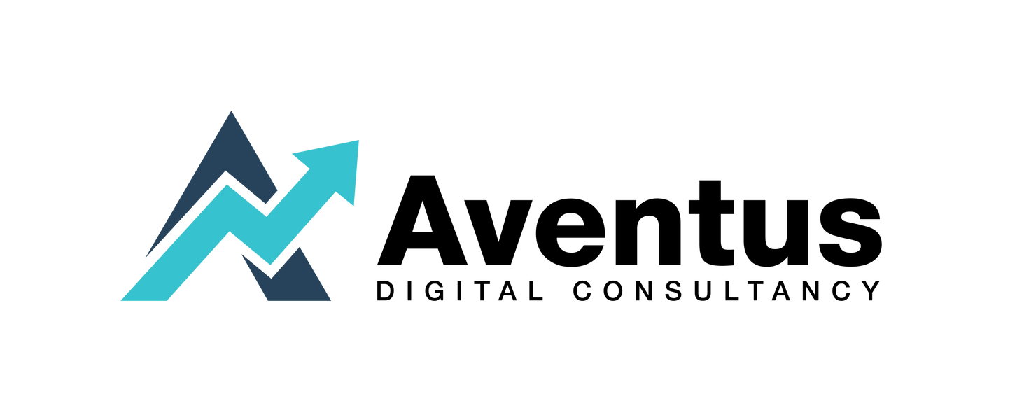 A logo for a company called aventus digital consultancy