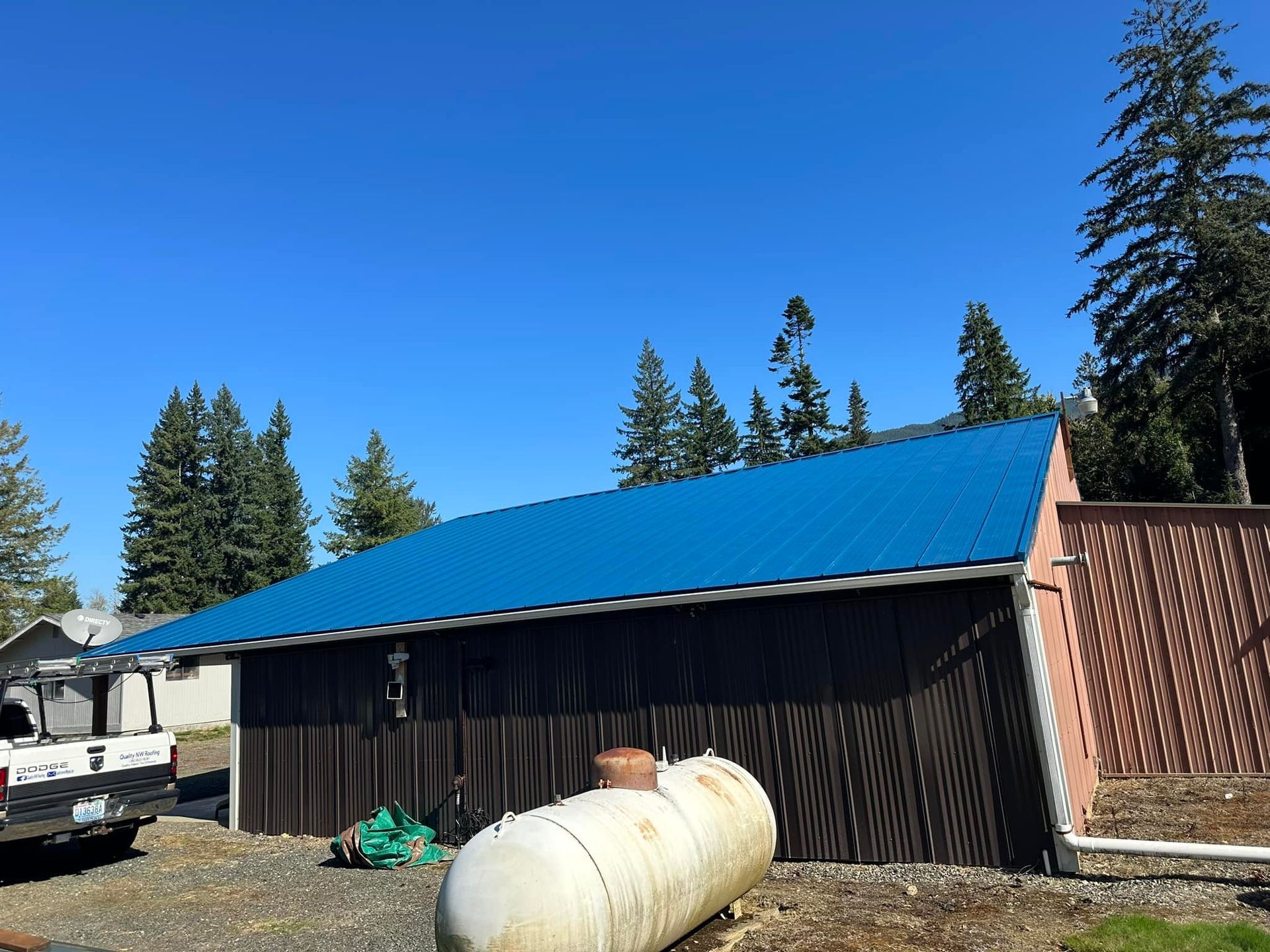 New metal roof