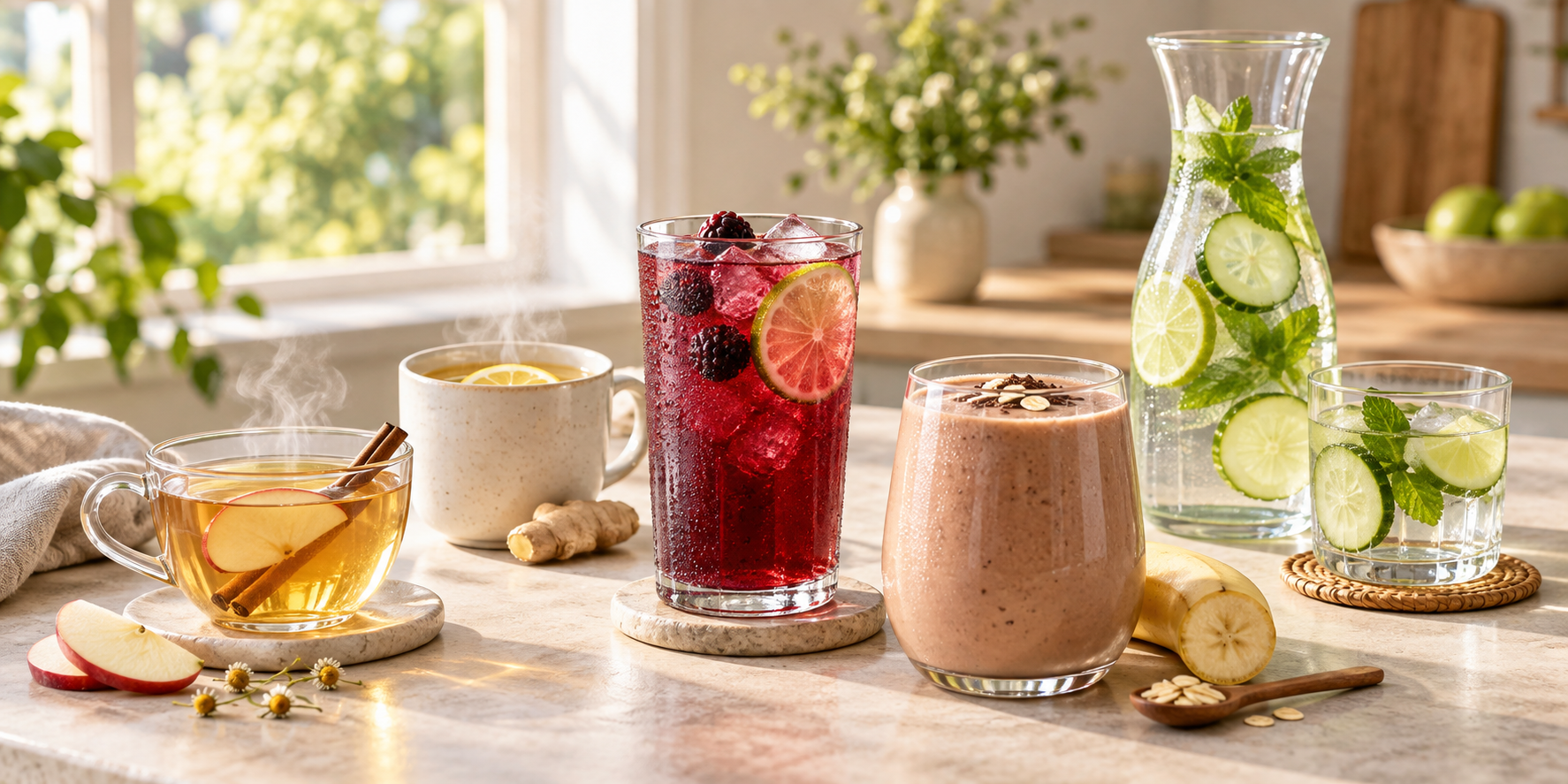 Natural Wellness Drinks for Your Emotional Reset