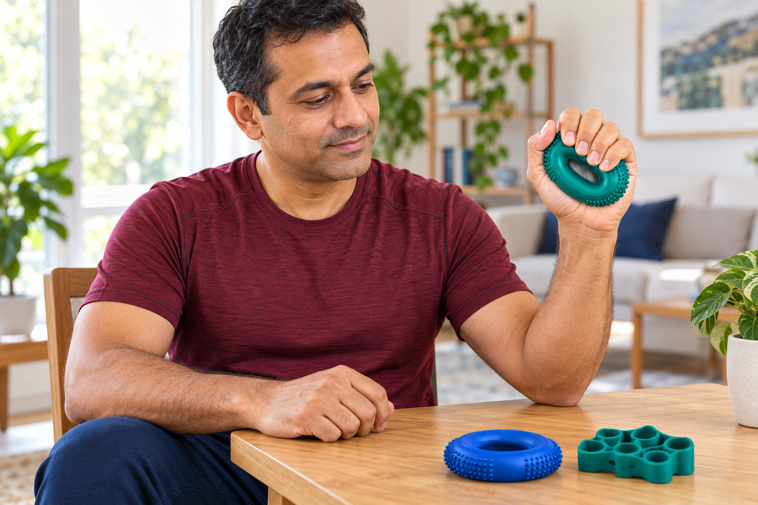 Hand grip strengtheners for gentle strength training