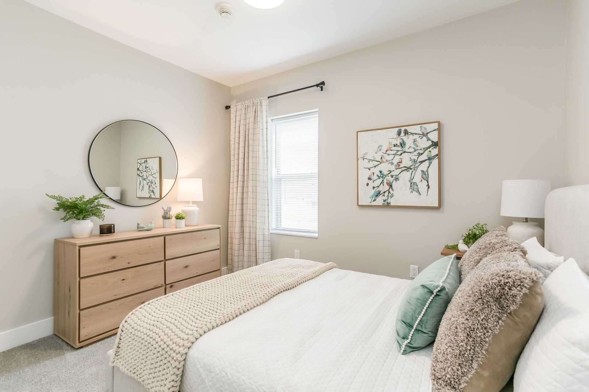 Spacious bedroom