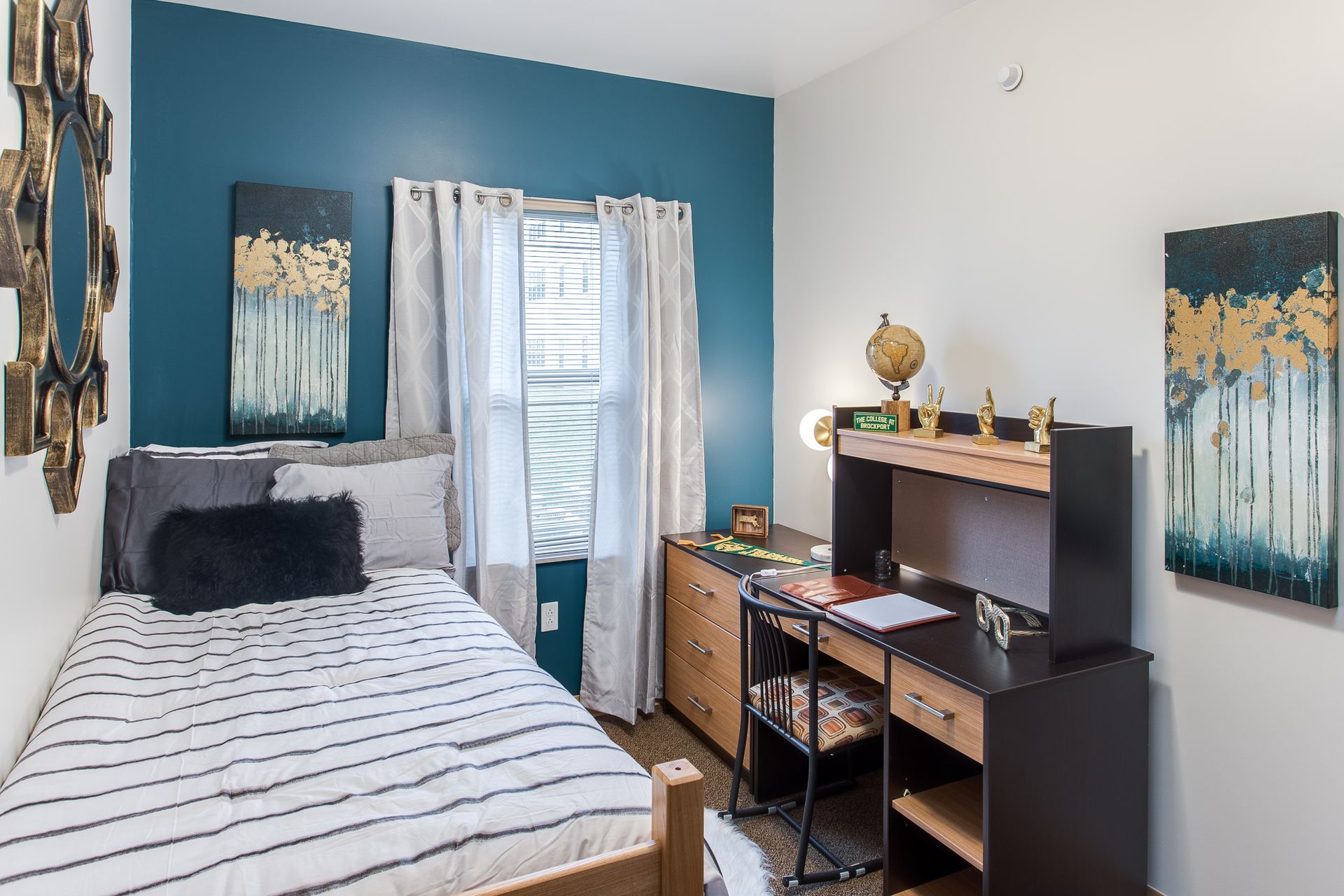 Student housing bedroom