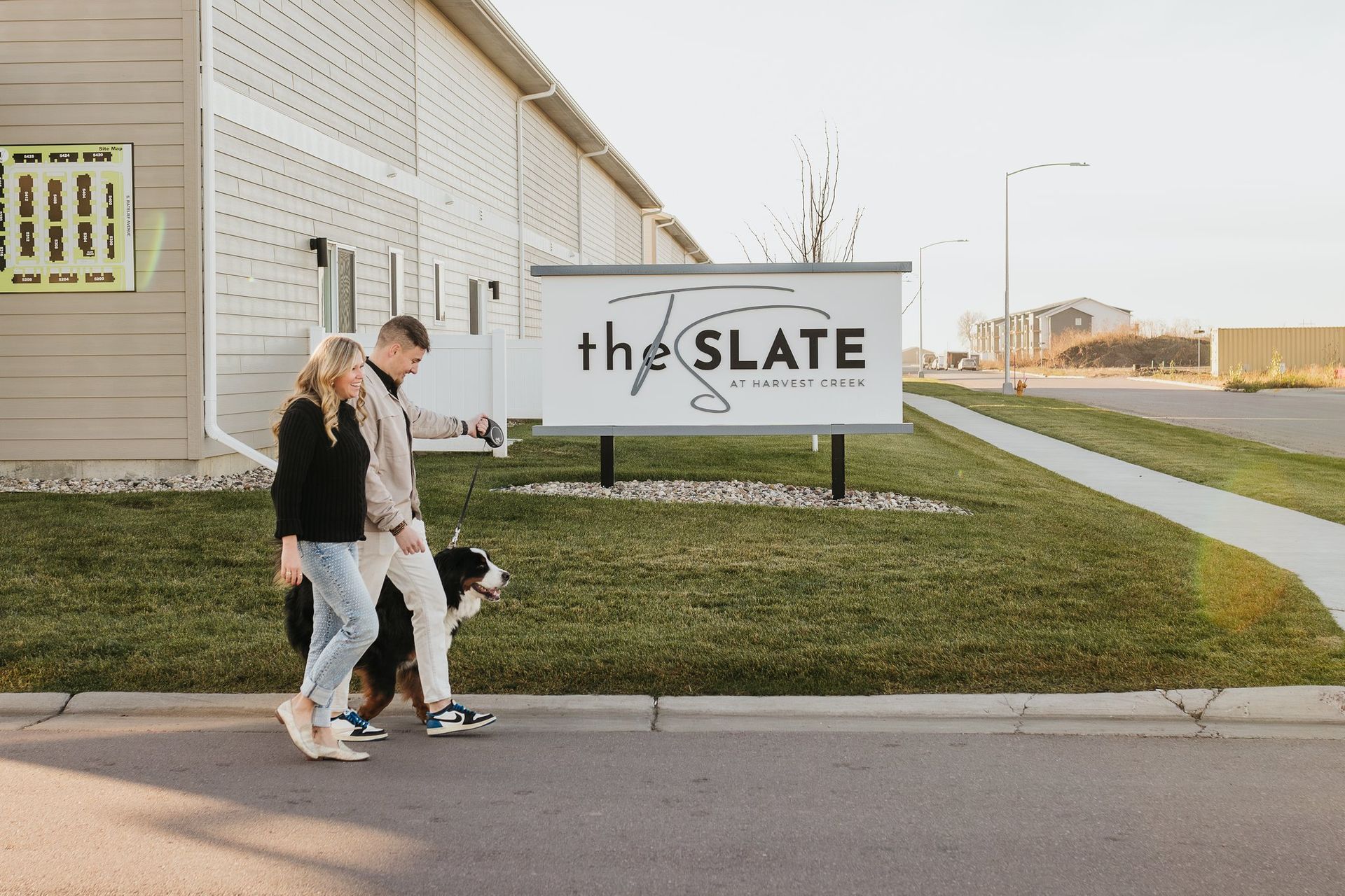 The Slate Community Sign 