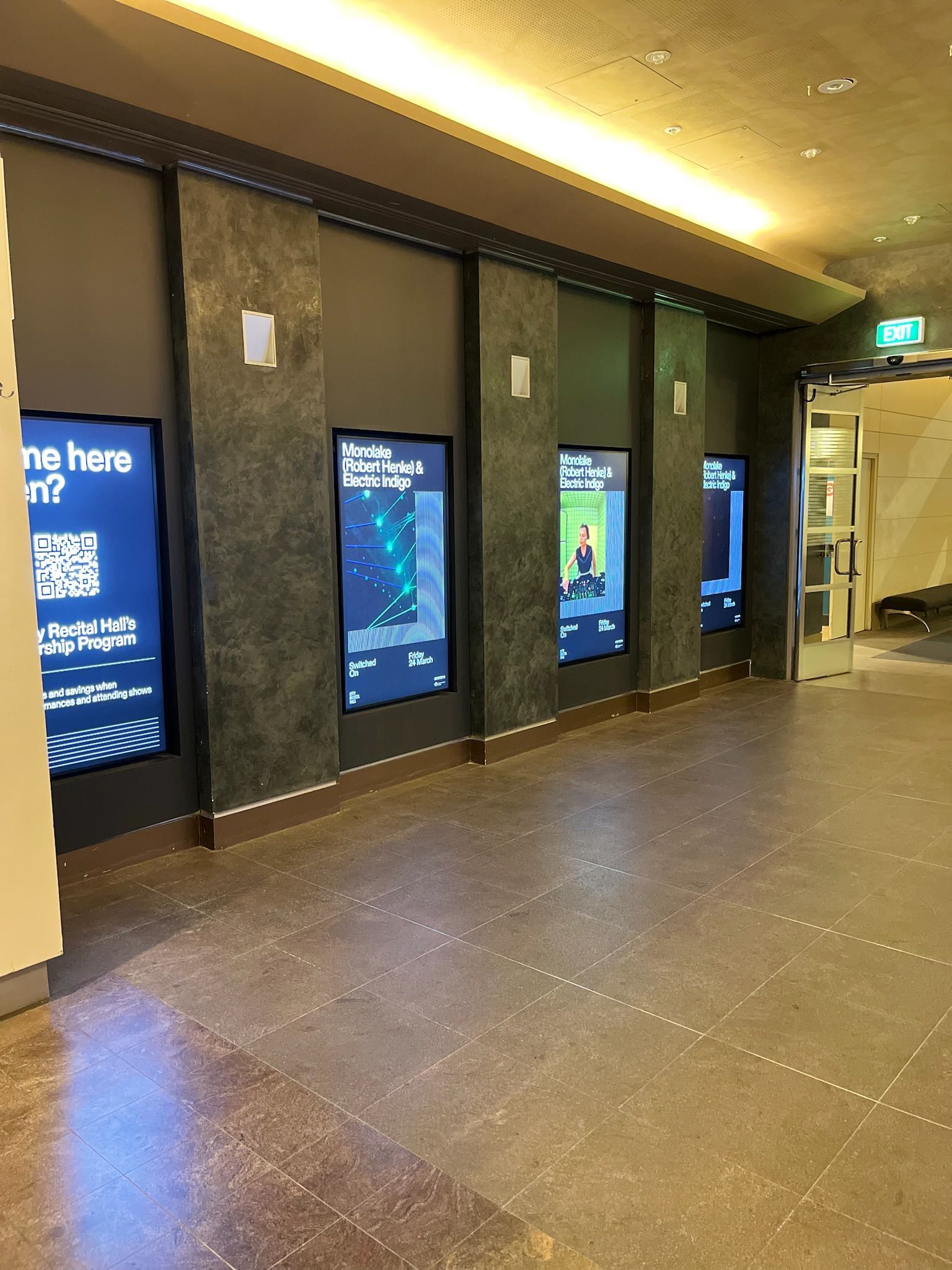 City Recital Hall - Ground floor amenities and digital sign upgrade