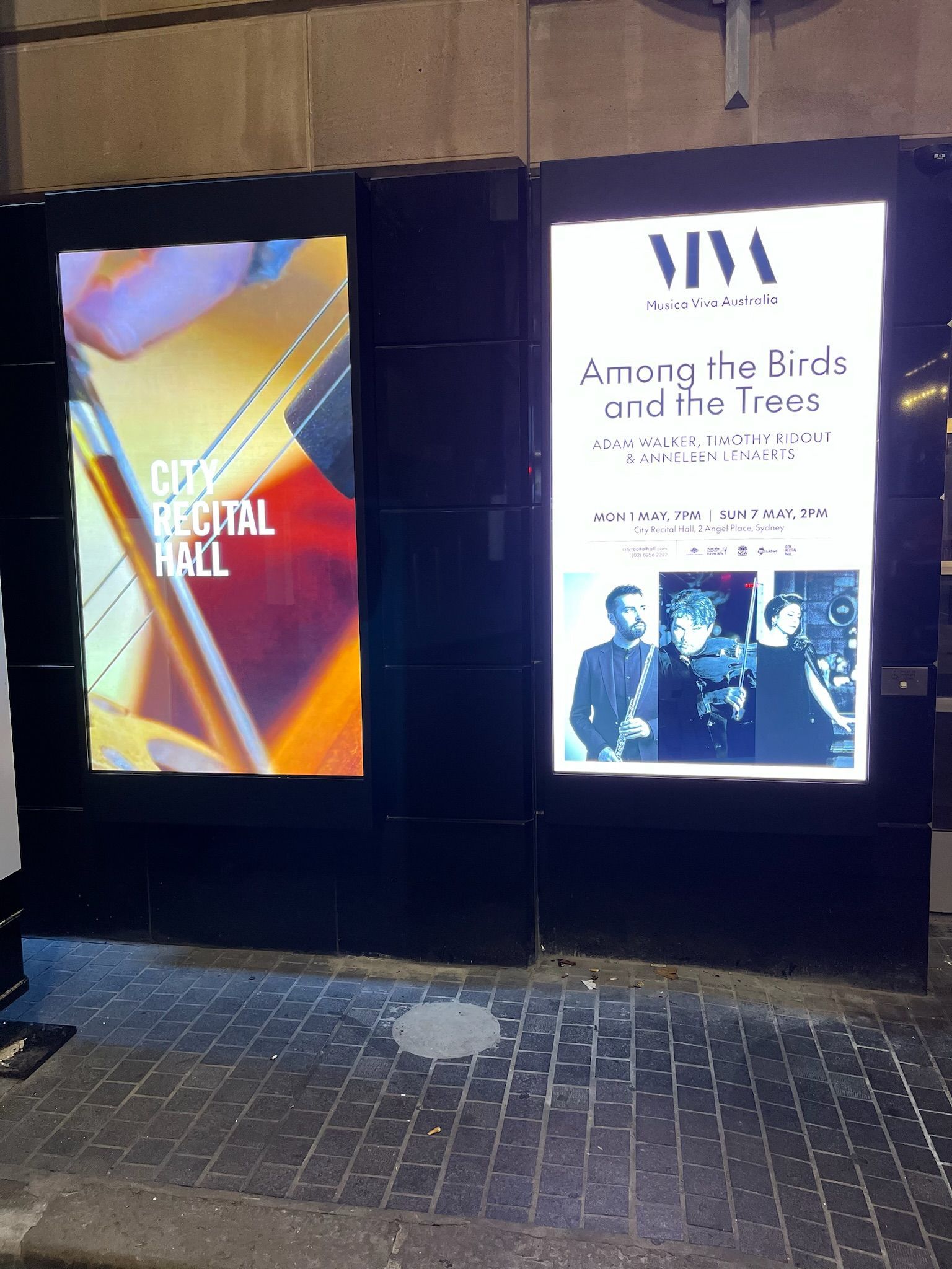 City Recital Hall - Ground floor amenities and digital sign upgrade