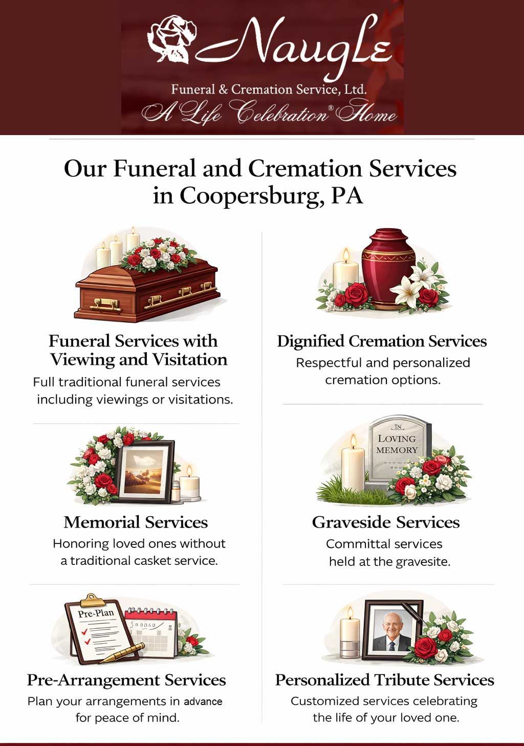 Our Funeral and Cremation Services in Coopersburg, PA