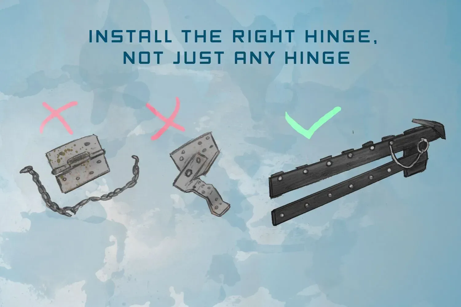 Install The Right Hinge, Not Just Any Hinge