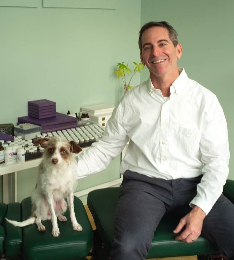 Dr. Louis Granirer in his Kingston NY Chiropractic Office