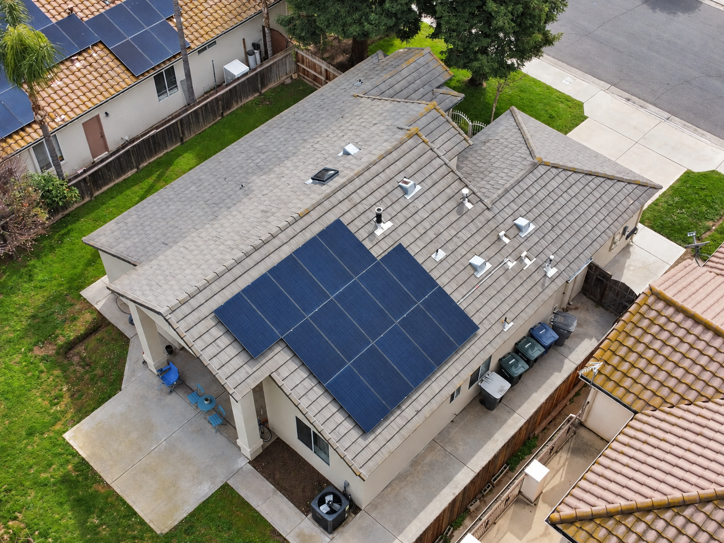 Rooftop solar array from the Nova West project library