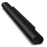 Black cylindrical bar with a clip, shown on a white background