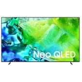 Samsung Neo QLED TV displaying a vivid blue-green abstract image