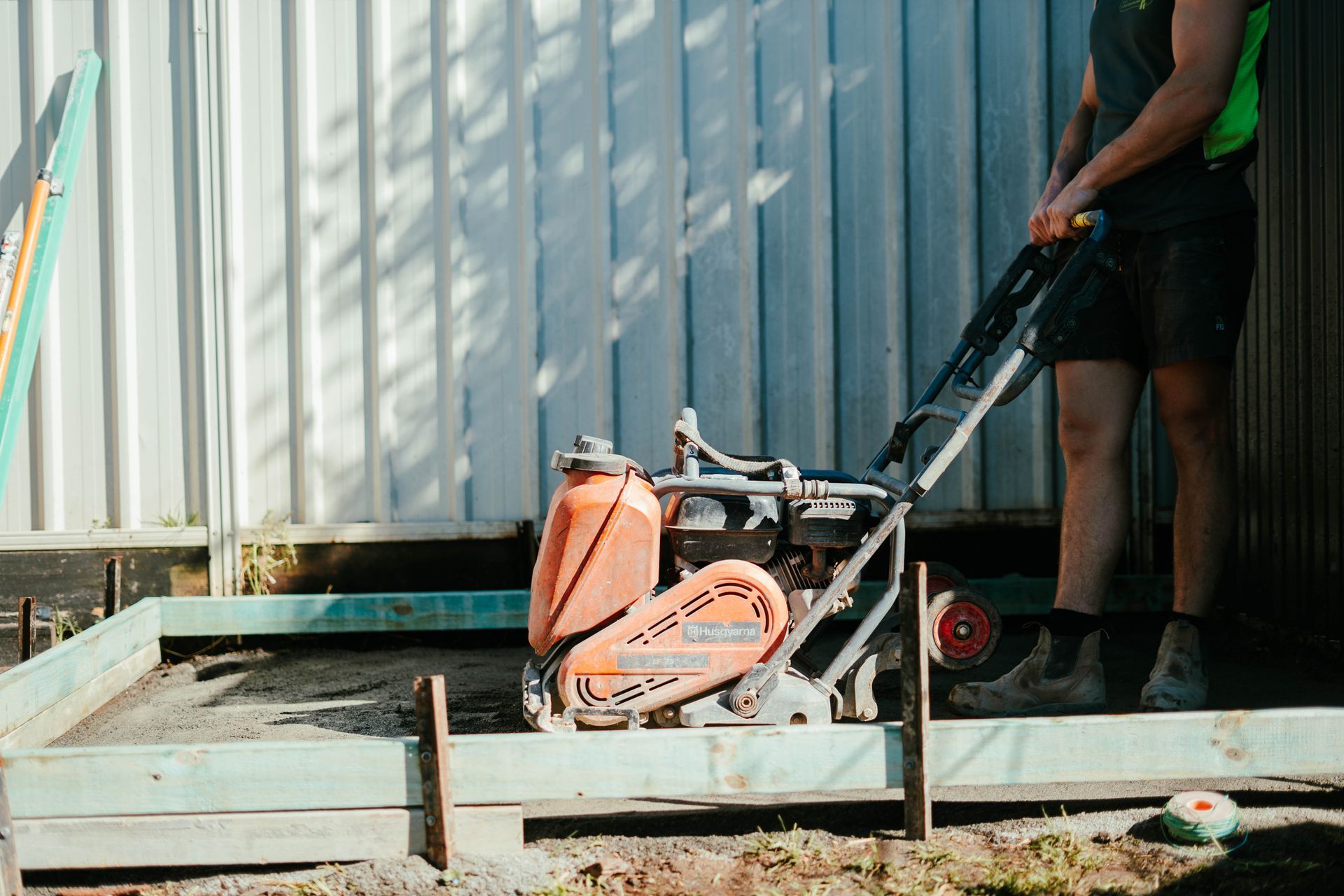 Freshly Paved in a Construction Site — About Time Plumbing & Civil Construction in Moss Vale, NSW