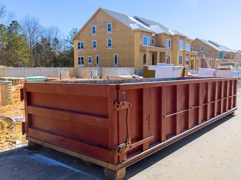 Red Disaster Dumpster