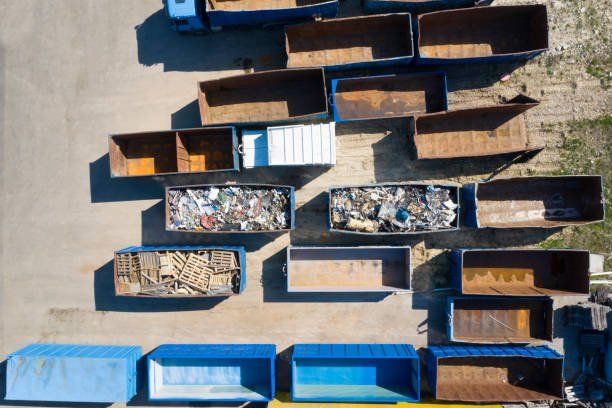 dumpsters being emptied
