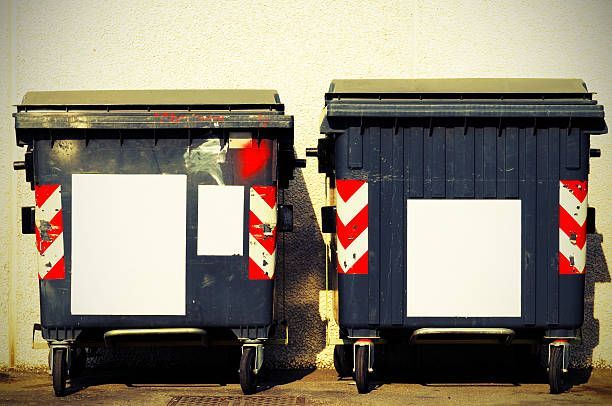 2 Blue Dumpster