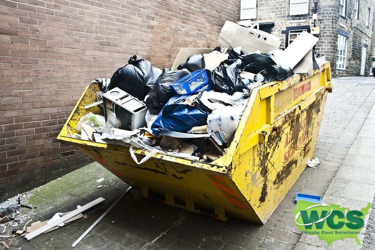 Yellow Dumpster