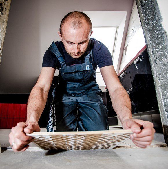 Man Remodeling Home