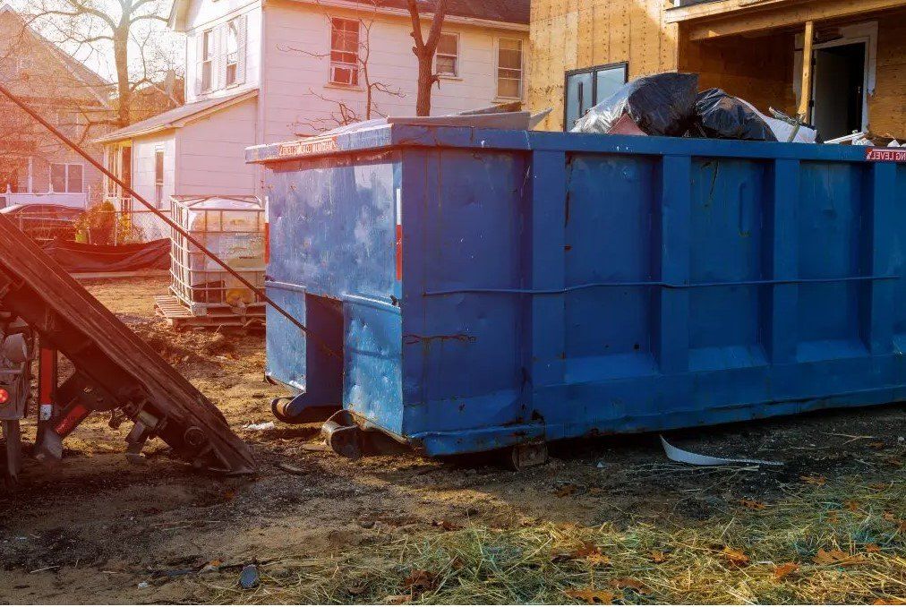 Temporary emergency dumpster