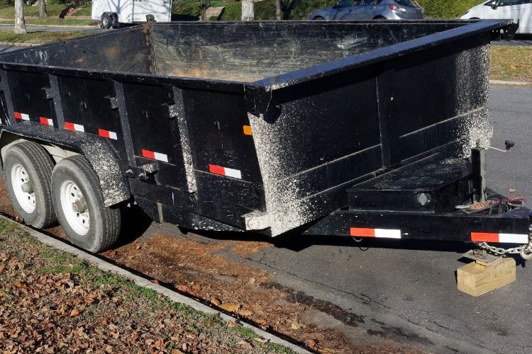 black dumpster