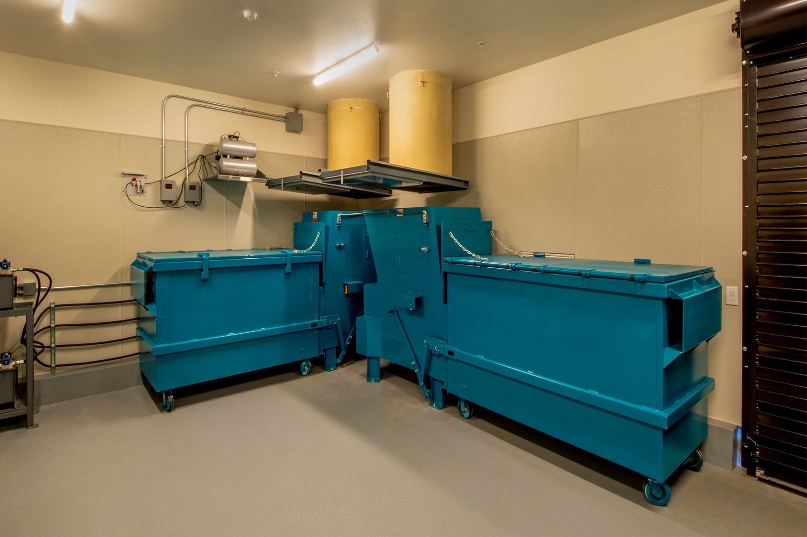 Blue Commercial Compactors