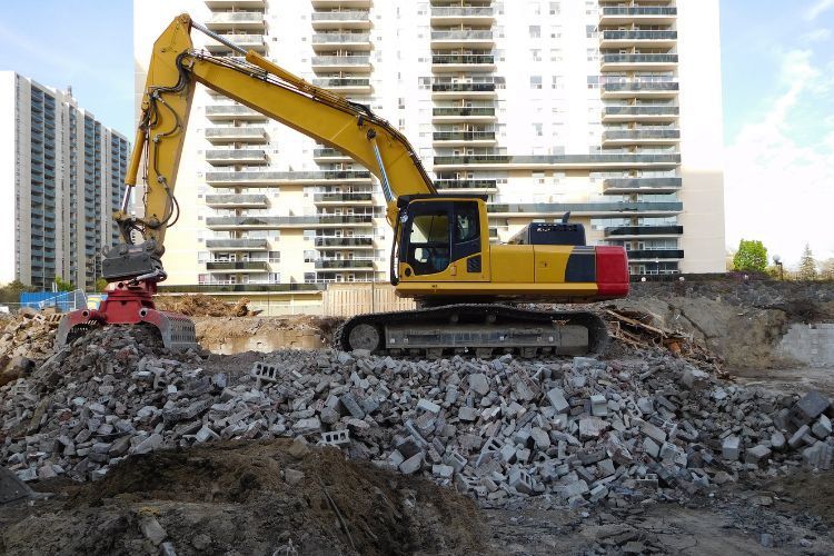 construction site needs dumpster