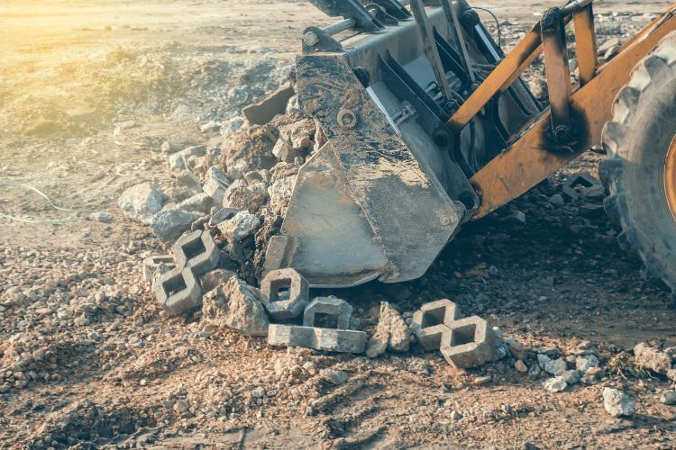 reuse concrete wastes