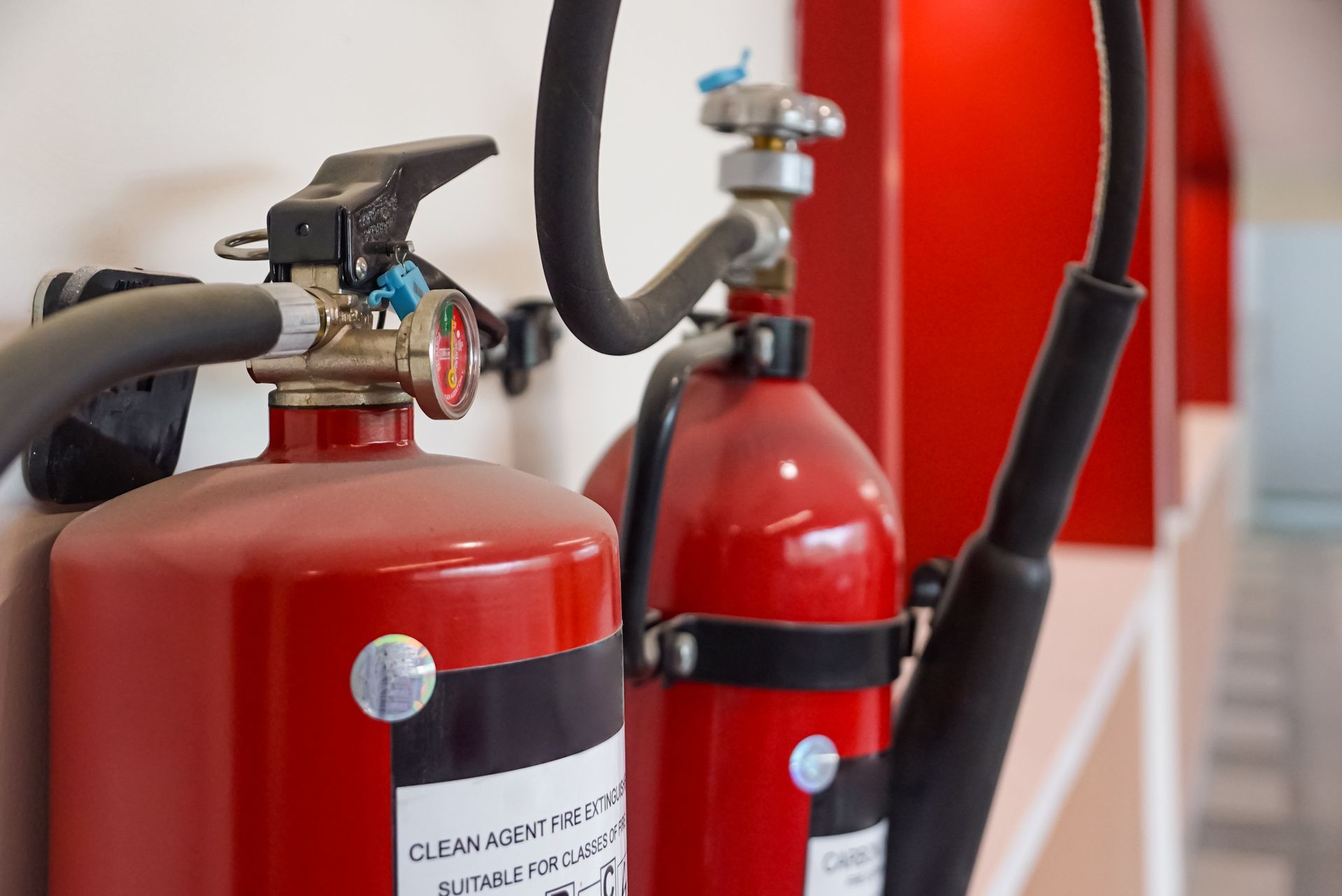 Red Fire Extinguisher — Montrose, CO — Frontline Fire Defense