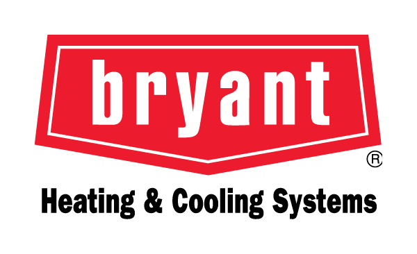 Bryant logo: Red hexagon with