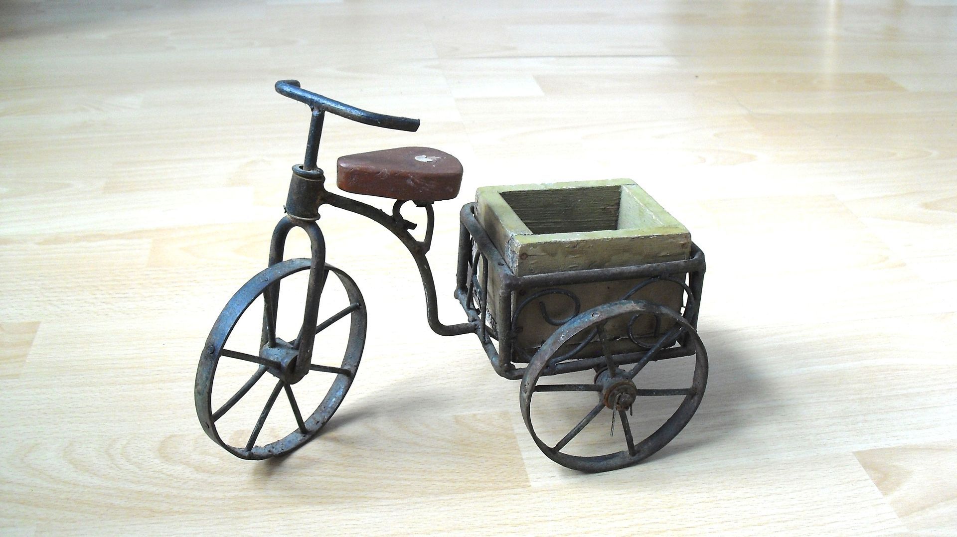 Oude driewieler