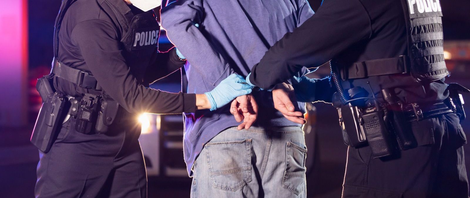 Police arrested men