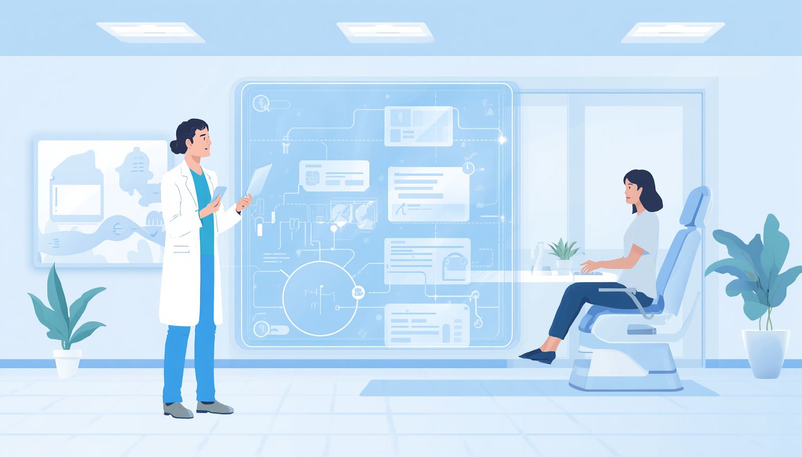 AI Medical Scribe supporting clinical documentation and ICD-10 and CPT code capture