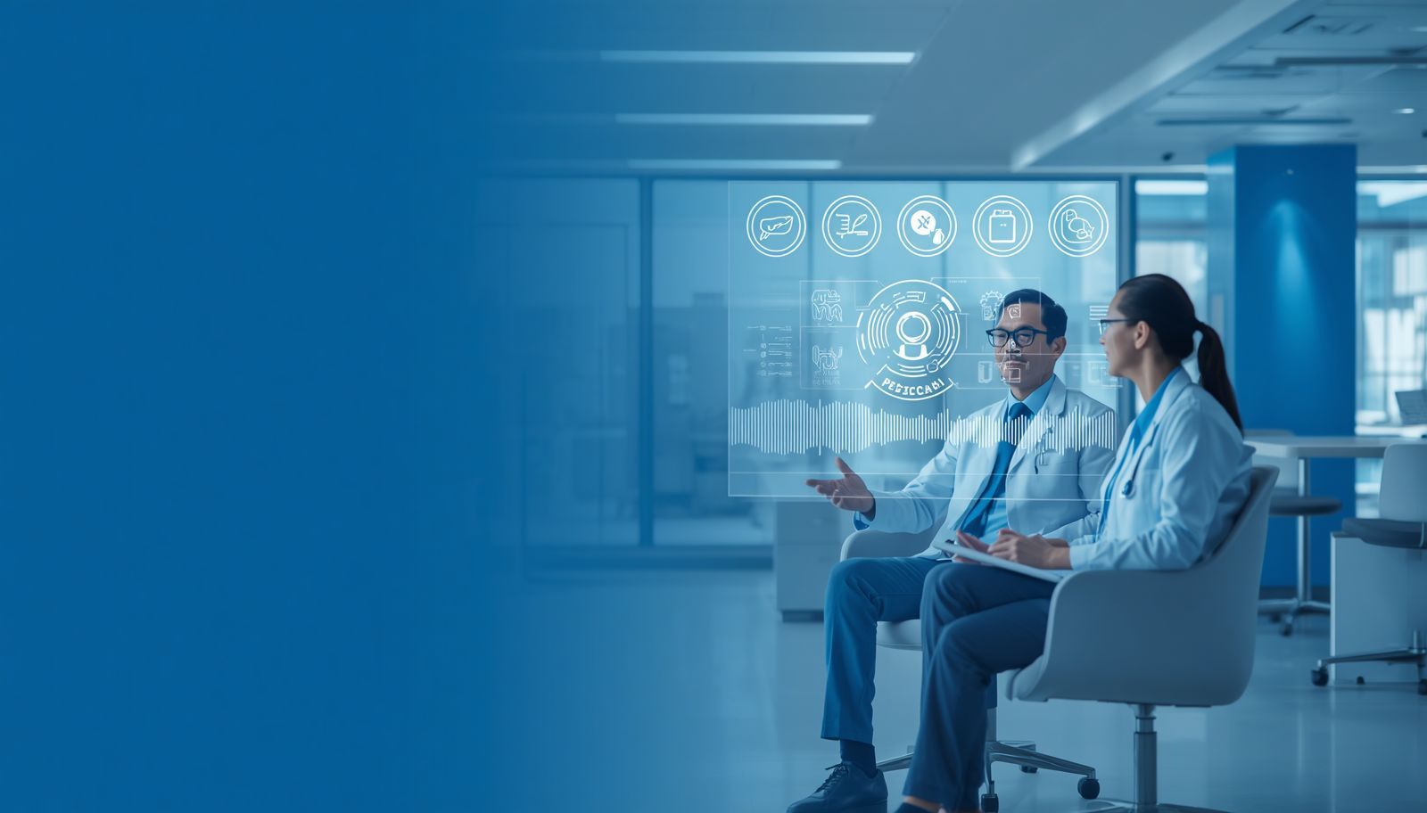 AI Medical Scribe assisting a physician during a multilingual patient consultation with AI-powered clinical documentation.