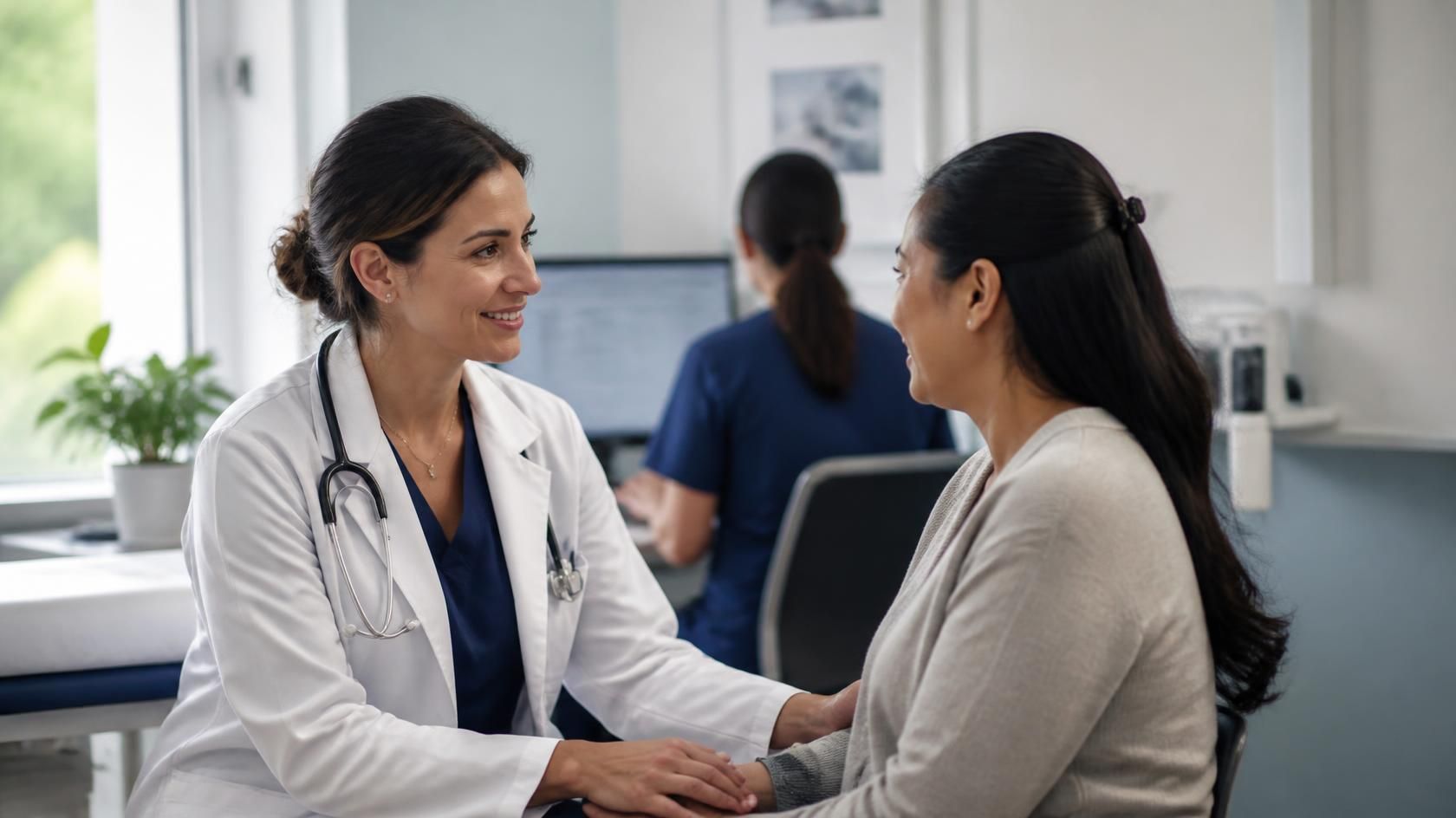 Remote virtual medical scribe documenting patient encounters for a busy physician