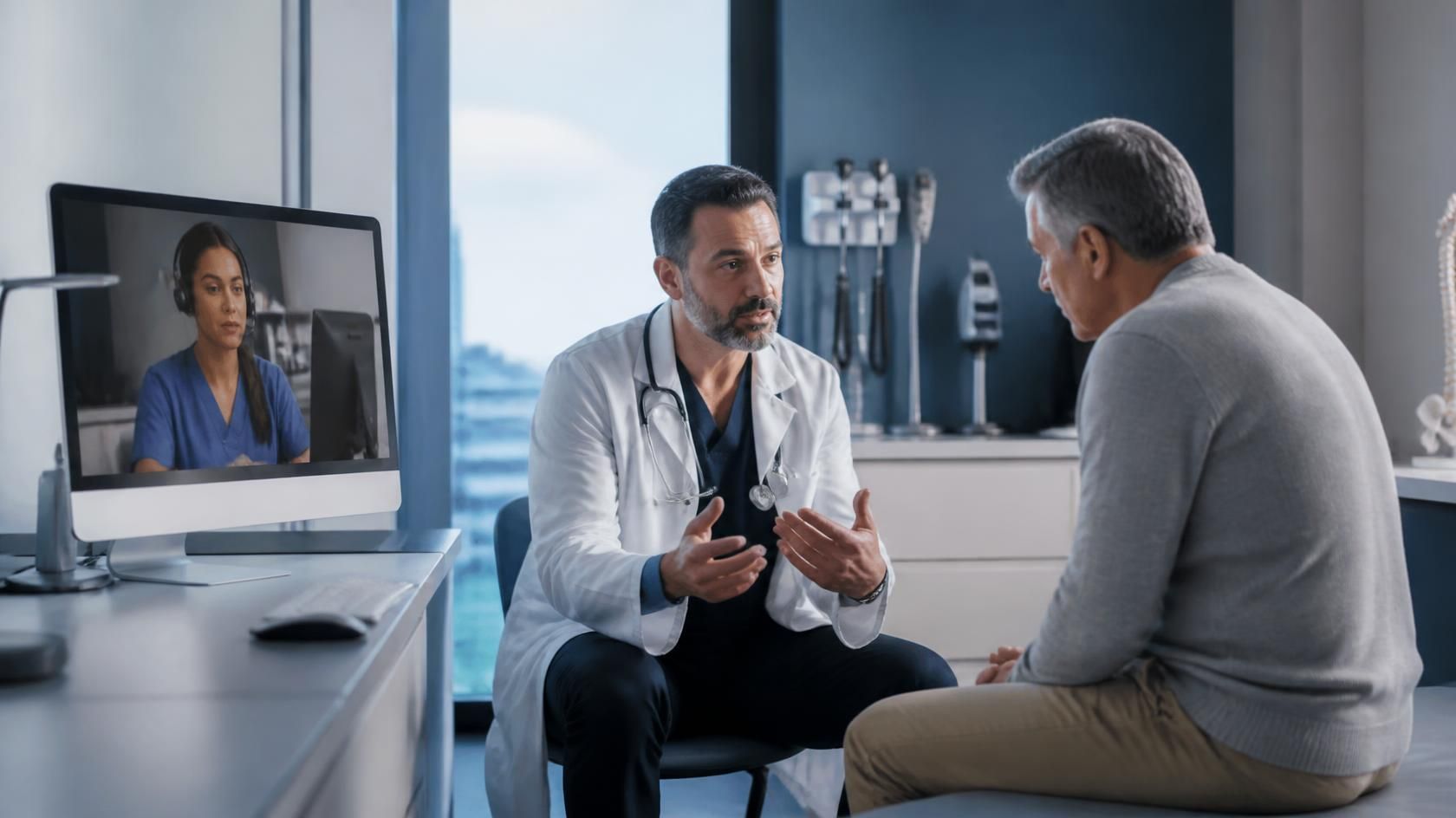 Virtual medical scribe documenting a patient encounter in an EHR