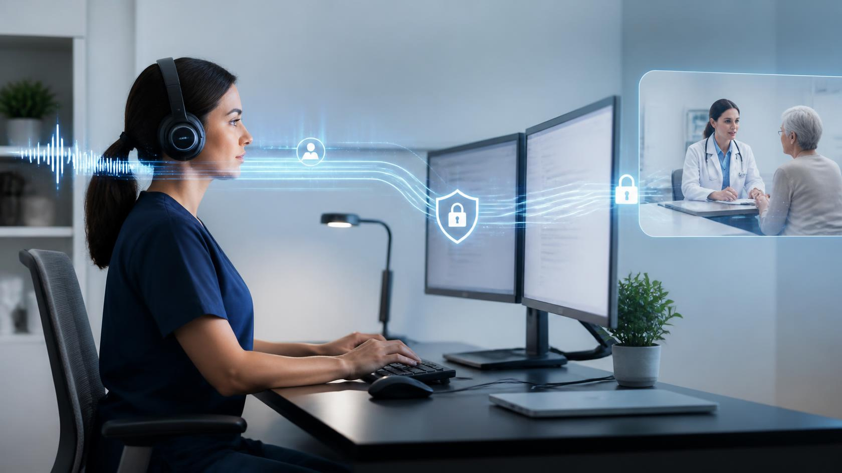 secure-audio-remote-medical-scribe-workflow