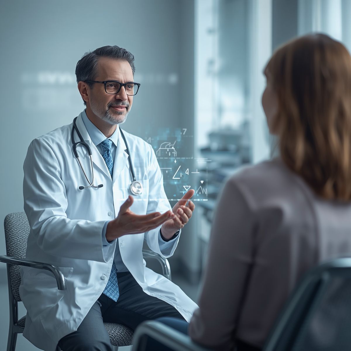 AI Medical Scribe converting a patient consultation into structured clinical documentation