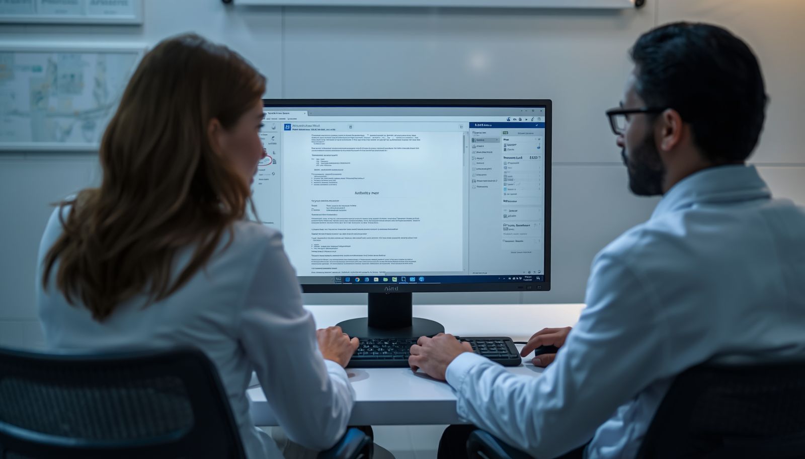 Human-in-the-loop review of AI Medical Scribe SOAP note for clinical accuracy and HIPAA compliance