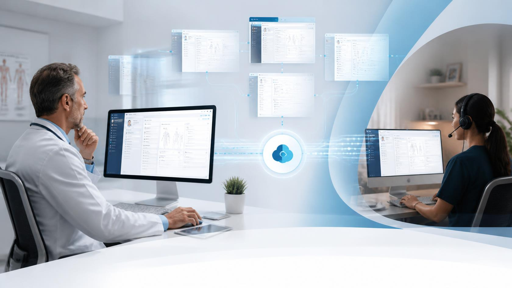 Virtual medical scribe adapting different physician EHR workflows and documentation preferences