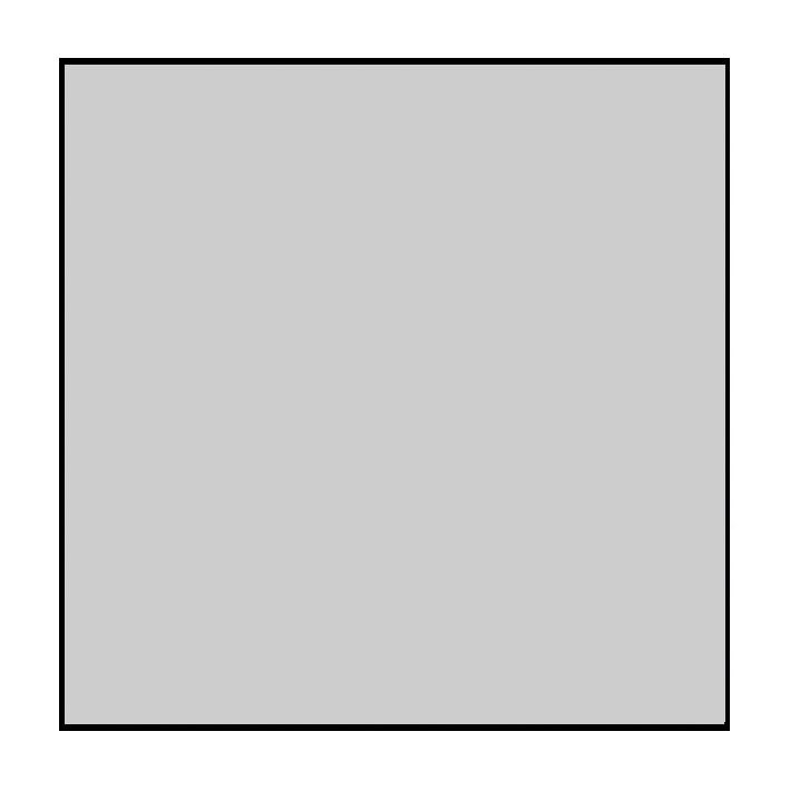A square with a black frame on a white background.