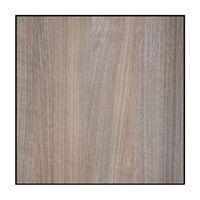 Un morceau de bois carré avec un cadre noir sur fond blanc.