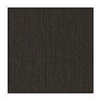 Un tapis carré noir avec un cadre noir sur fond blanc.