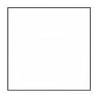 Un carré blanc avec un cadre noir sur fond blanc.